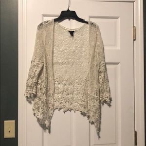 Rue 21 Crocheted Cardigan